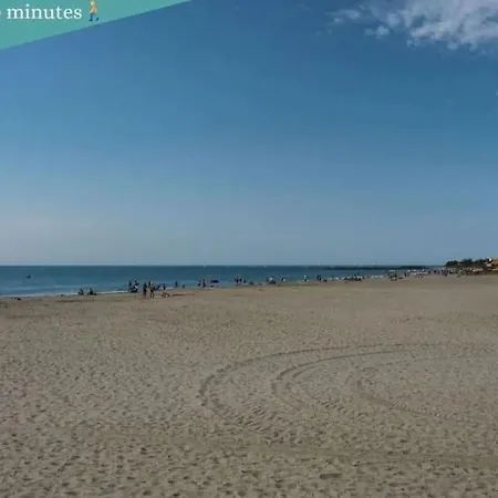 Appartement Eclats D'azur, Duplex De Charme, 200 M Agde