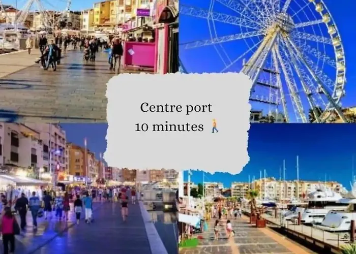 アパート Eclats D'azur, Duplex De Charme, 200 M アグド