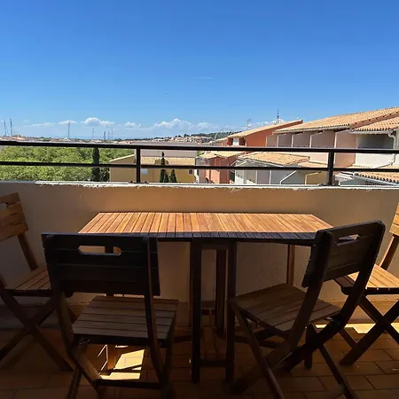 Apartament Eclats D'azur, Duplex De Charme, 200 M Agde